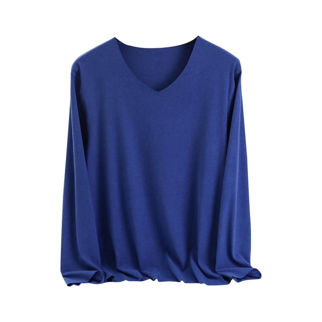 Dagugfen Oversized Tshirts for Women Long Sleeve Lightweight Basic Tees Loose Fitting Casual Base Layer Fall Tops