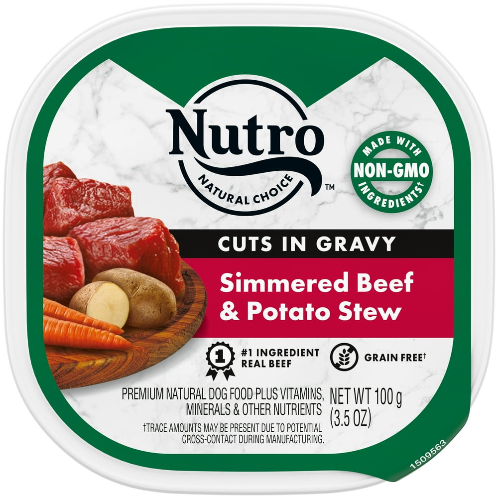 NUTRO Natural Grain Free Cuts in Gravy Simmered Beef & Potato Stew