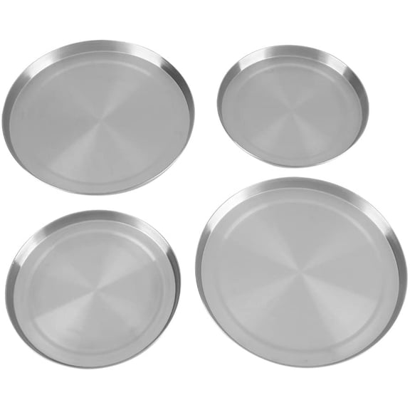 ABPETE 4-Piece Stainless Steel Stove Cover Set - Durable Stove Lid Protector for Gas & Electric Ranges, Kitchen Stove Top Cover with Heat Resistance