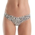 thumbnail image 3 of Classic Print Thong - Lace Navy, 3 of 4