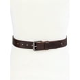 thumbnail image 5 of Genuine Dickies Men's Brown Fully Adjustable Perforated Leather Belt (Regular and Big & Tall Sizes), 5 of 6