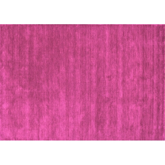 Ahgly Company Indoor Rectangle Abstract Pink Contemporary Area Rugs, 7' x 9'