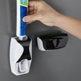thumbnail image 2 of Shoreew Automatic Toothpaste Dispenser Toothbrush Holder Set Simple Installation Wall Mounted Bathroom Toothbrush Rack, 2 of 7