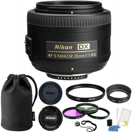 Nikon AF-S DX NIKKOR 35mm f/1.8G Lens + 52mm Top