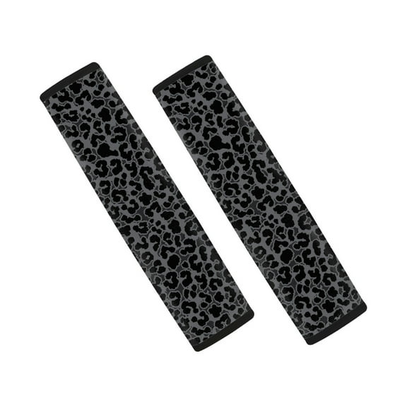 Renewold Car Seat Belt Pads for Women Men Seat Belt Shoulder Strap Covers Harness Pad Car Accessories Fit Most Cars SUV, 2 Pack, Leopard Print Black