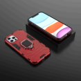 thumbnail image 4 of Dteck Shockproof Case For iPhone 12 Pro Max [Magnetic Car Mount] Heavy Duty Armor Protective Rugged 2 in 1 Shock-Absorbing Case with 360 Degree Rotation Ring Case, Red, 4 of 4
