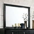 thumbnail image 6 of Miekor Furniture Black Color Dresser w Mirror Set Hidden Jewelry Drawer English Dovetail Silver Accents Round Knobs Bedroom Furniture MK3077, 6 of 10