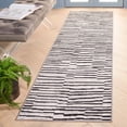 thumbnail image 2 of SAFAVIEH Odyssey Dzvezda Stripe Runner Rug, Grey/Black, 2'2" x 8', 2 of 8