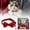 Red, variant on Pet Bow Tie for Cats and Small Dogs in Velvet Texture Suede with Cute Bow Design Buckle Closure Pet Accessories for under 20 lbs