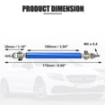 thumbnail image 3 of Unique Bargains 1pair 100mm 3.94' Splitter Support Rods Adjustable Front Bumper Lip Splitter Strut Rod Tie Support Bars for Car Blue, 3 of 6