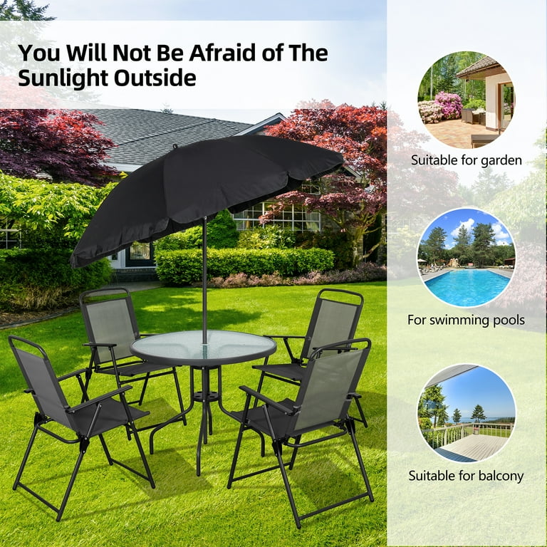 4 feet patio umbrella GRANDPATIO Outdoor JENA 6x4 ft Rectangular Flat Patio Market Umbrella main image 0