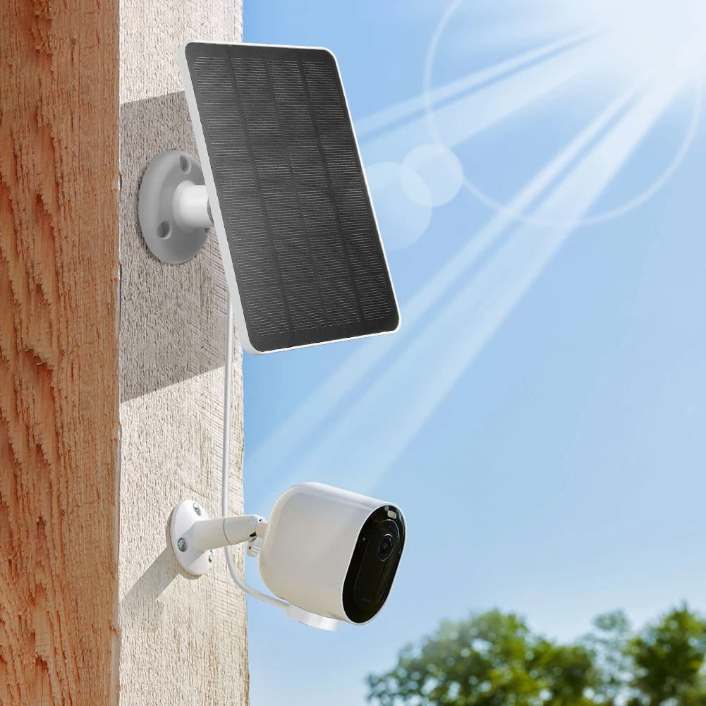 Stay Powered with The Ip65 Weatherproof Solar Panel for Arlo Pro Cameras Black