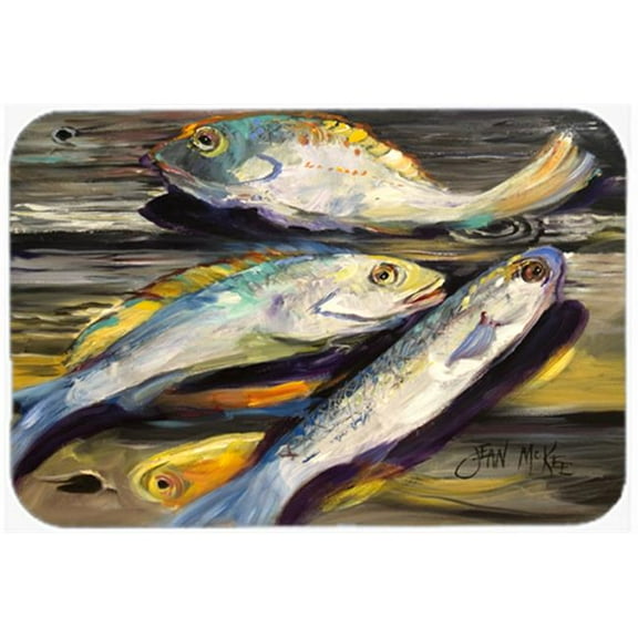 Fish On The Dock Mouse Pad, Hot Pad & Trivet