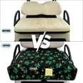 thumbnail image 6 of COEQINE Quilted Golf Cart Seat Blanket Cover, Includes Handle for Carrying When Folded, Universal Fit for EZGO Yamaha Club Car 2-Seaters, 4-Pocket Design, St Patricks Day Cute Clover Dot, 6 of 8