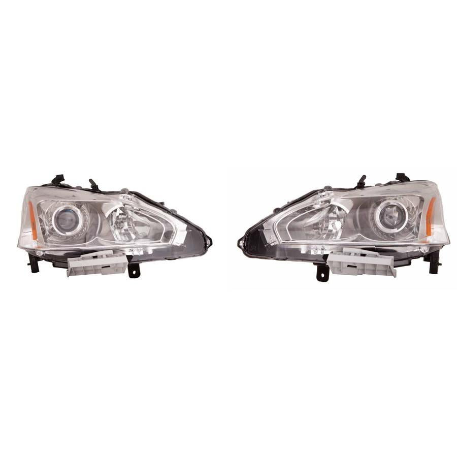 For Nissan Altima Sedan 20132014 Headlight Assembly Halogen Type Pair