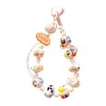 thumbnail image 4 of Llavero de cuentas, llavero, adorno colgante, pulsera, dije de cuentas, colgante, Rosa, 4 of 9