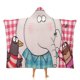 thumbnail image 1 of dibujos animados de Gildo Manta Capa con Capucha Anti-Bolitas, Manta de Lana Ártica Suave, Manta Portátil de Felpa Ligera y Lujosa, Poncho para Siesta en Casa y Oficina, 100*130cm, 1 of 6
