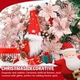 thumbnail image 6 of Ayieyill 56Pcs Christmas Glitter Poinsettia Flowers Artificial PoinsettiaFlowers Christmas Pine Cones Christmas Tree Ornaments Set Christmas Tree Decorations, 6 of 7