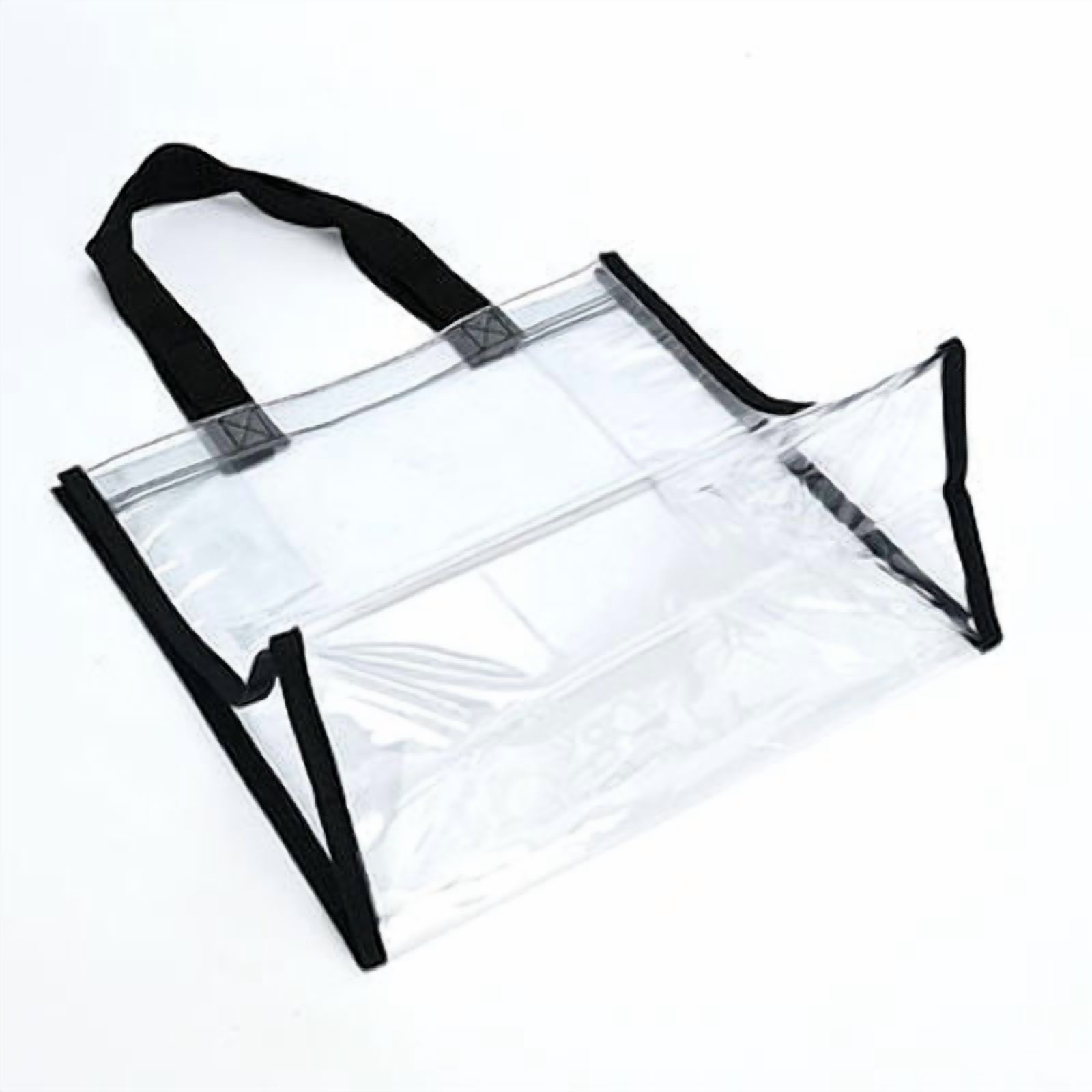 Personalized 12x12 Clear Stadium Tote Bag with Waterproof PVC