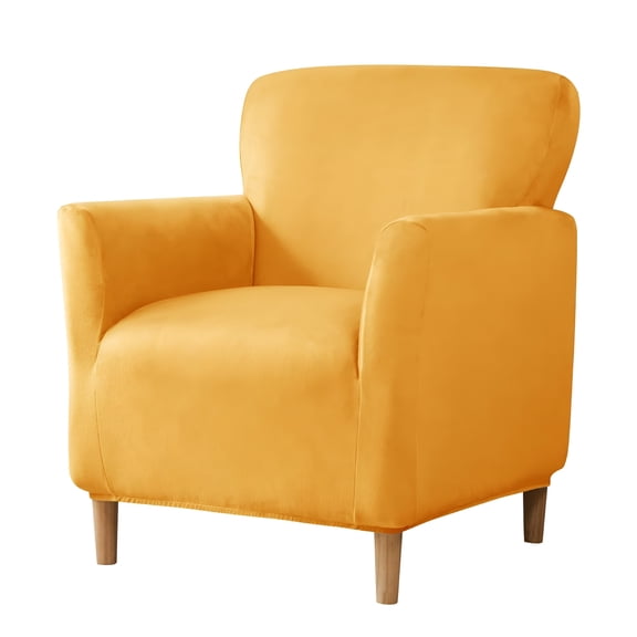 Arlajo Stretch Mid Century Modern Armchair Slipcover 1-Piece Jacquard Accent Chair Covers with Arms Soft Waterproof Chair Slipcovers for Living Room Furniture Protector Office Reception Reading