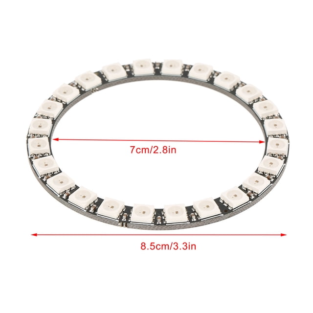 Anillo LED RGB BuyWeek 24 bits 5050 3,3 pulgadas