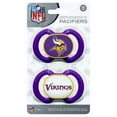 thumbnail image 3 of BabyFanatic Officially Licensed Pacifier 2-Pack - NFL Minnesota Vikings, 3 of 6