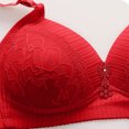 thumbnail image 5 of Ahuyic Summer Womens Bras,Plus Size Bras for Women,Middle Aged And Elderly Bras Without Steel Rings Large Size Underwear Front Button Style Bra Comfortable Bra, 5 of 5