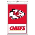 thumbnail image 3 of NFL Kansas City Chiefs - Logo 21 Wall Poster with Magnetic Frame, 22.375" x 34", 3 of 6