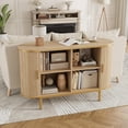 thumbnail image 7 of Vecenuy 47" Sideboard Buffet Cabinet with Storage, Sliding Door & Adjustable Shelf, Modern Accent Coffee Bar Console Table for Kitchen, Entryway, Natural Oak, 7 of 7