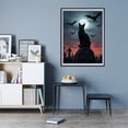 thumbnail image 7 of Diamond Art Kit for Adults, Gothic Cat Moonlight Bats Graveyard Diamond Painting for Adults Beginners, DIY Diamond Art Painting Kits, 5D Diamond Painting Crafts for Home Decor 12x16 Frameless, 7 of 7