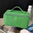 thumbnail image 4 of Bolso cosmético de PU Bolso organizador cosmético de gran capacidad portátil para regalos navideños Likrtyny Cuidado Belleza, 4 of 7