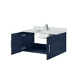 thumbnail image 5 of JERFIT 36 inch Navy Blue Bathroom Vanity Set with White Quartz Countertop, Soft Close Door and Chrome Faucet, 5 of 8