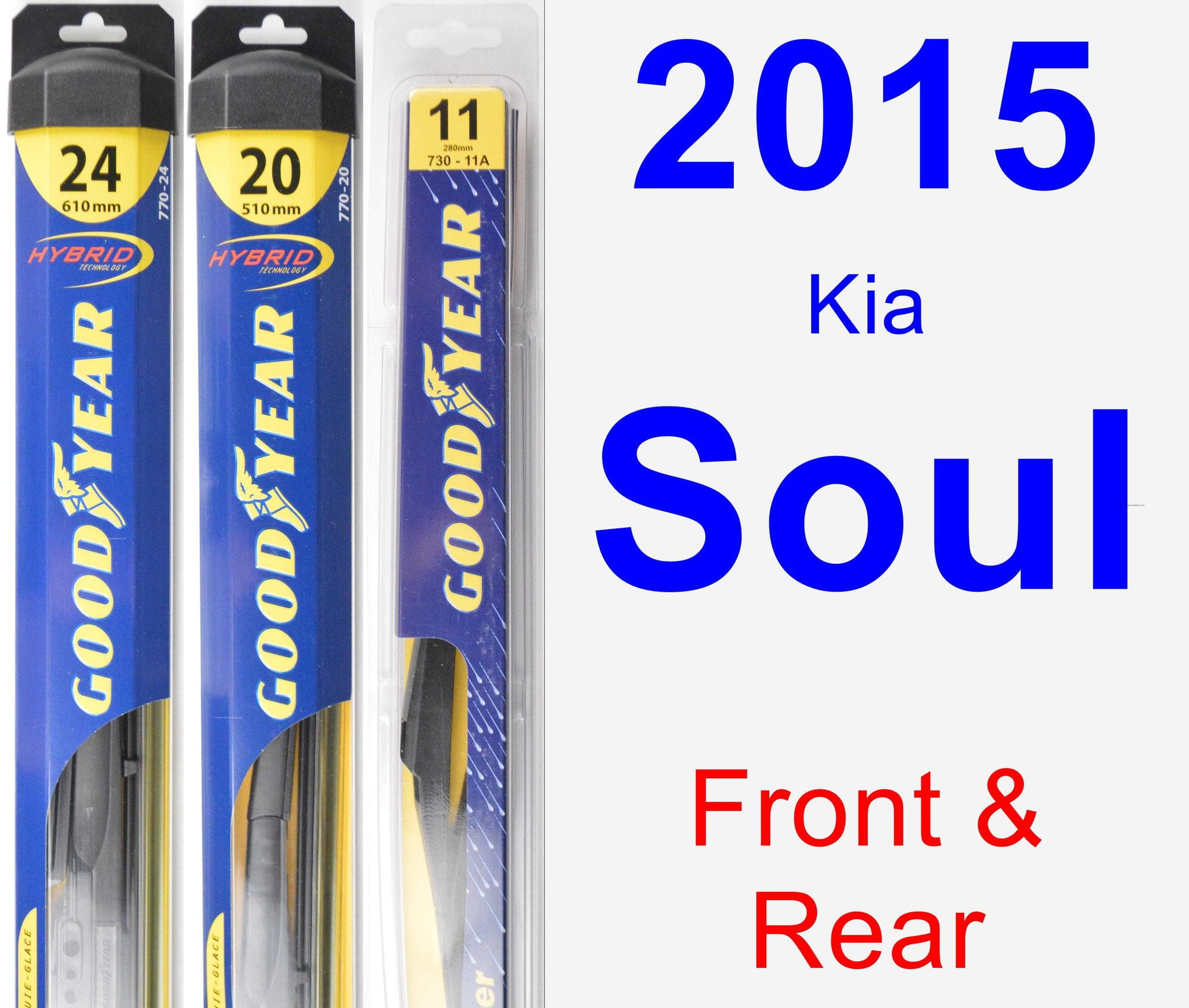 Kia Wiper Blade Size Chart