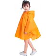 thumbnail image 4 of Poncho de Pluie pour Enfants avec Capuche, Orange, TG, 4 of 5