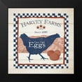 thumbnail image 2 of Stimson, Diane 15x15 Black Modern Framed Museum Art Print Titled - Harvey Farms Eggs, 2 of 5