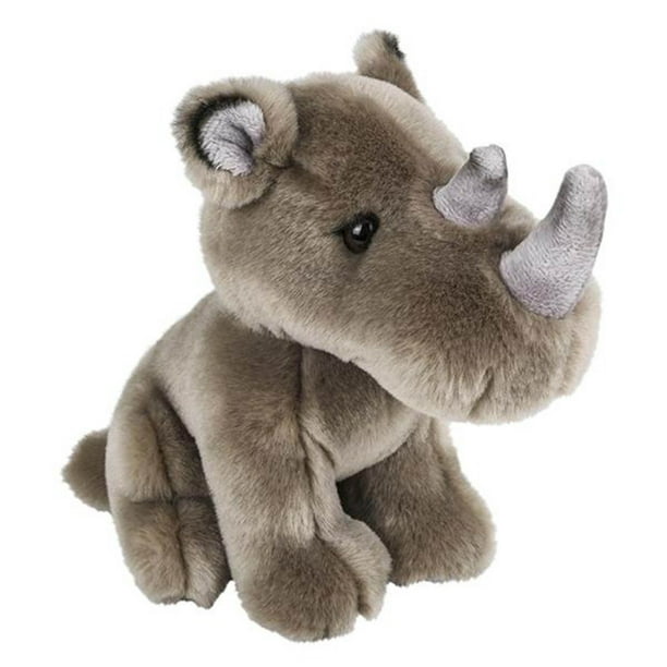 Wildlife Tree 7" Stuffed Rhino Rhinoceros Plush Posed Animal Kingdom