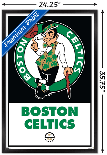 cool boston celtics poster