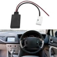 thumbnail image 4 of Music Adapter, Temperature Resistant ABS Metal Stable Transfer  Audio Receiver  Replacement For  207 307 307SW 307CC For Car  Without Microphone, 4 of 8