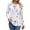 White Pink Floral, variant on Fantaslook Blouses for Women Henley Long Sleeve Shirts Dressy Casual Fall Tops Work Blouses