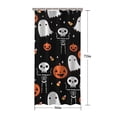 thumbnail image 5 of Halloween Ghosts Pumpkins and Skeletons Shower Curtain 36"x72" ,Bathroom Decorative Shower Curtains Set with 12 Hooks,Modern Waterproof Washable Shower Curtain, 5 of 6