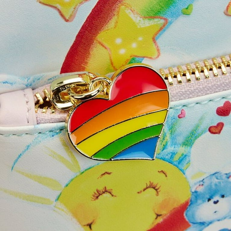 【Lounge Fly】Care Bears Cloud Party Mini Backpack Loungefly Care Bears Cloud Party Mini Backpack with Glow-in
