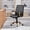 Black, variant on Yaheetech 360° Swivel PU Leather Office Chair with Gold Frame, White