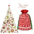 thumbnail image 2 of Winter Savings! Christmas Gift Bag Drawstring Cute Portable Storage Candy Bag Packaging Non-woven Bags, 2 of 5