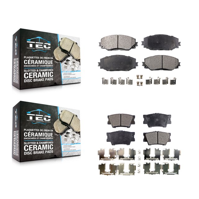 TEC Front Rear Ceramic Brake Pads Kit for Car Toyota RAV4 Lexus HS250h KTC-100105