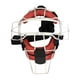thumbnail image 1 of Casco de receptor de béisbol con protección facial, visión amplia, para deportes al aire libre, resistente, para sóftbol Rojo, 1 of 9