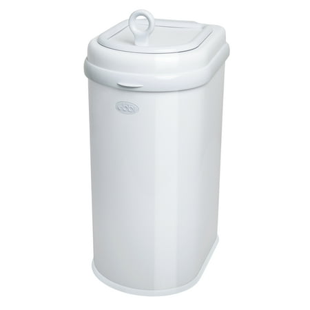 UPC: 0698904109006 | Ubbi Pet Waste Pail  Cat Litter Disposal System  Odor Locking  White  Length 17.75 inch and height 10 inch