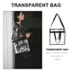 thumbnail image 5 of Bolso de playa ligero y transparente de PVC con cremallera para compras, 5 of 8
