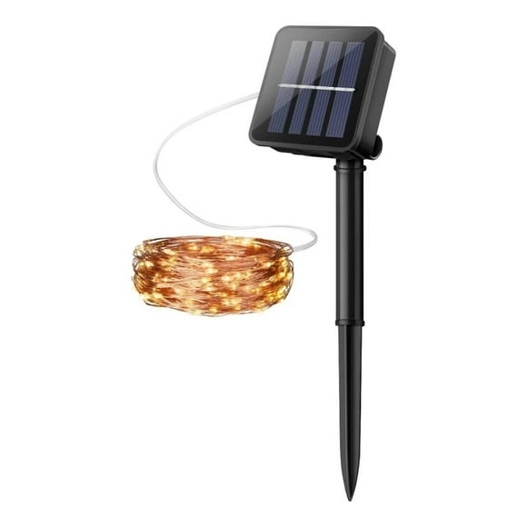 Serie LED inteligente 22M con panel solar y batería recargable para exterior Steren MODLED-080/BCO