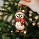 thumbnail image 5 of Llavero navideño de pingüino con sombrero rojo | Colgante acrílico para espejo retrovisor de coche y mochila | Regalo y adorno navideño para niños y adultos, 5 of 5