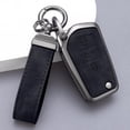 thumbnail image 6 of Compatible with Toyota Key Fob Cover with Keychain Leather Key Case Protector for Fortuner Tundra Camry RAV4 Highlander Corolla Smart Key, 6 of 7